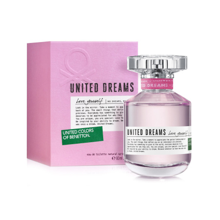 PERFUME BENETTON UNITED DREAMS LOVE YOURSELF EDT 80ML MUJER