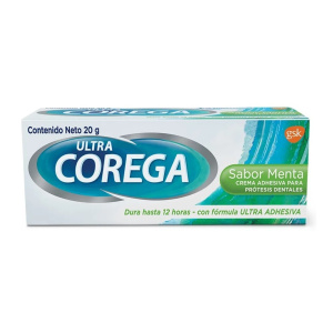 CREMA ADHESIVA ULTRA COREGA MENTA 20 GR.