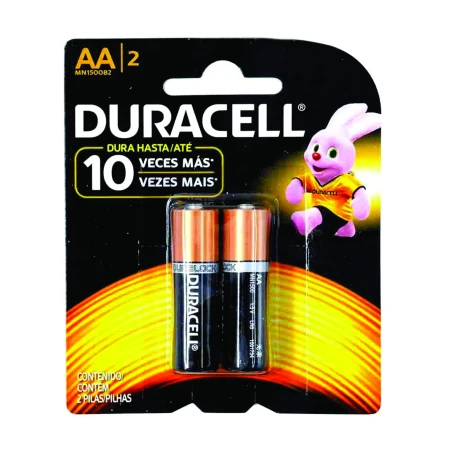 PILAS ALCALINAS DURACELL AA x 2