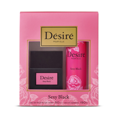 PACK DESIRÉ SEXY BLACK - PERFUME + DEO.