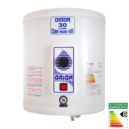 TERMOTANQUE ORION COBRE 30 LT.