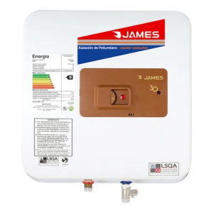 TERMOTANQUE JAMES 30LTS COBRE