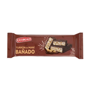 TURRON GEORGALOS MANI BAÑADO 65 GRS