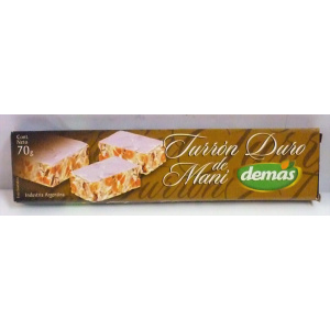 TURRON DEMAS BLANDO DE MANI 70 GRS