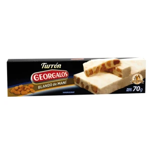 TURRON GEORGALOS BLANDO DE MANI 70 GRS