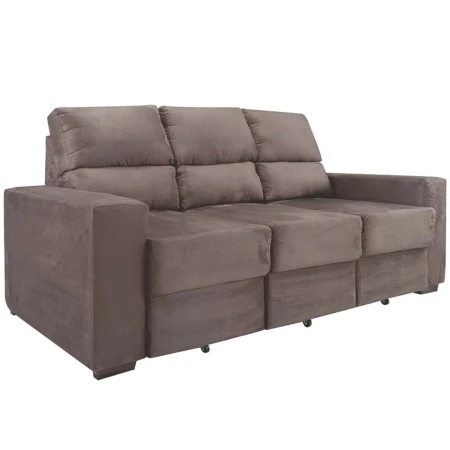 SOFA DIVINO MICROFIBRA 3 CUERPOS MOD. LOUIS