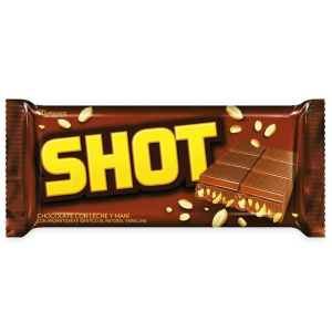 CHOCOLATE SHOT CON LECHE Y MANI 170GR.