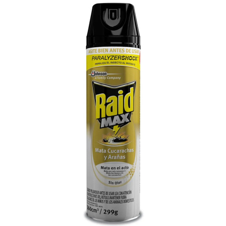 INSECTICIDA RAID MAX 360 CC
