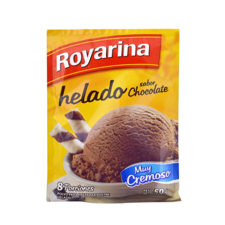 HELADO ROYARINA CHOCOLATE 50GR.
