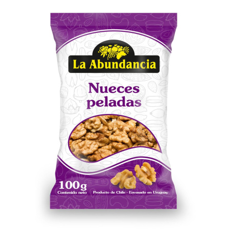 NUECES PELADAS LA ABUNDANCIA 100 GR