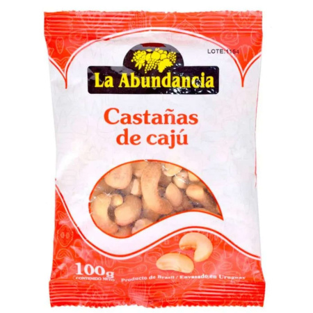 CASTAÑAS CAJU LA ABUNDANCIA 100GR