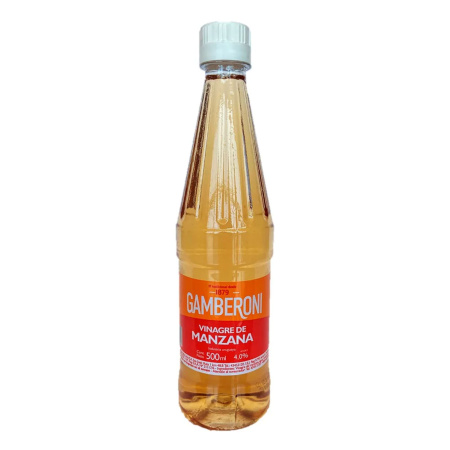 VINAGRE DE MANZANA GAMBERONI 500 ML