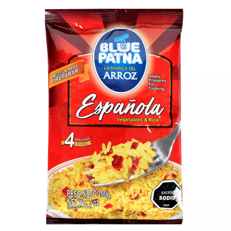ARROZ A LA ESPAÑOLA BLUE PATNA 200GR