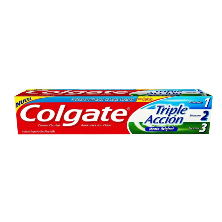 CREMA DENTAL COLGATE TRIPLE ACCION CALCIO 180GR