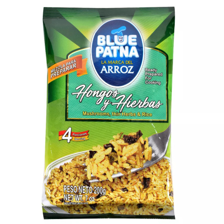 ARROZ C/HONGOS Y HIERBAS BLUE PATNA