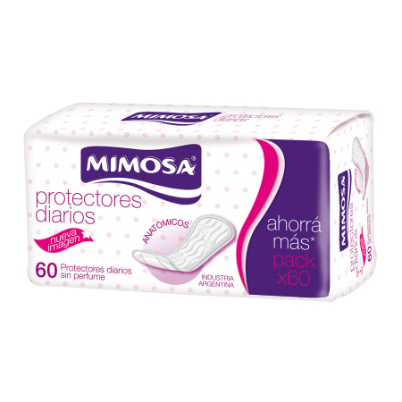 PROTECTORES DIARIO MIMOSA TRIPLE G. X 60