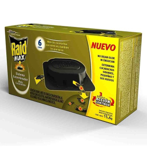 INSECTICIDA RAID 6 CEBOS CASITA 2.6 GR