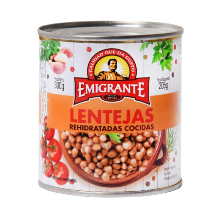 LENTEJAS EL EMIGRANTE LATA 300GRS.