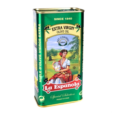 ACEITE LA ESPAÑOLA EXTRA VIRGEN 500ML LATA