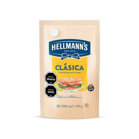 MAYONESA HELLMANNS POUCH 950 GR.