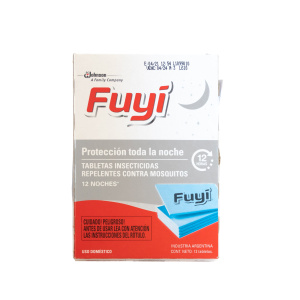 INSECTICIDA FUYI TABLETAS P/MOSQUITOS X 12 UN