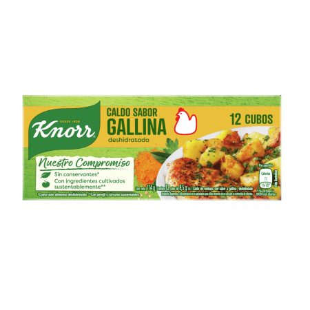 CALDOS KNORR GALLINA X 12