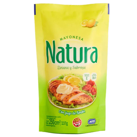 MAYONESA NATURA POUCH 250 GR