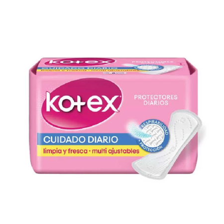 PROTECTORES DIARIOS KOTEX CUIDADO X20