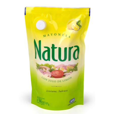 MAYONESA NATURA POUCH 500 GR