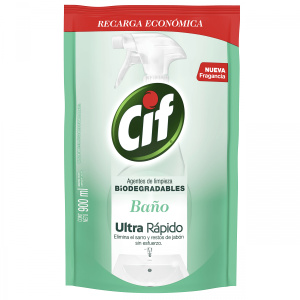 LIMPIADOR CIF BAÑO BIO ACTIVE DOY PACK 900 ML