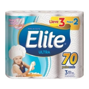 TOALLAS DE COCINA ELITE 70 H 3X2 UN