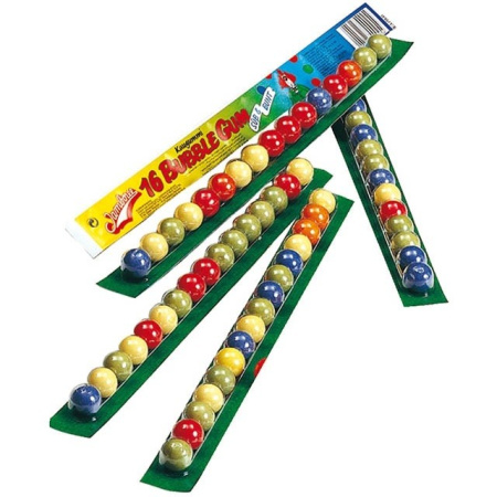 GOMA DE MASCAR JAMBOREE BOLAS X16