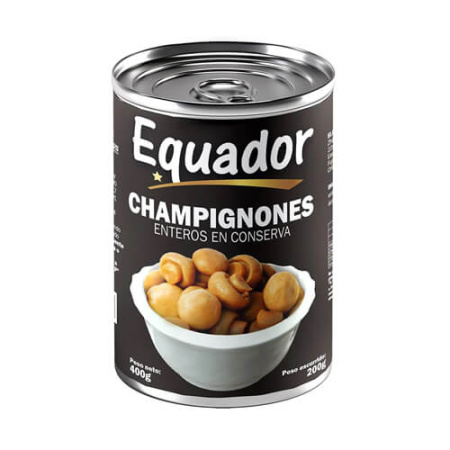 CHAMPIGNON ENTERO EQUADOR 400G