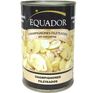 CHAMPIGNON FILETEADO ECUADOR 400GR
