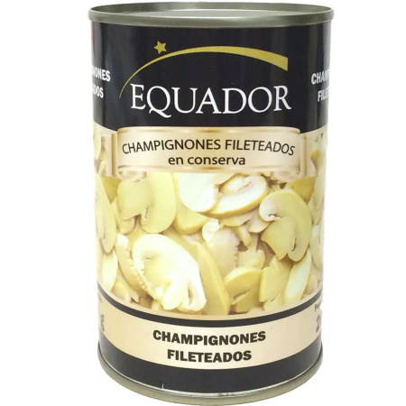 CHAMPIGNON FILETEADO ECUADOR 400GR