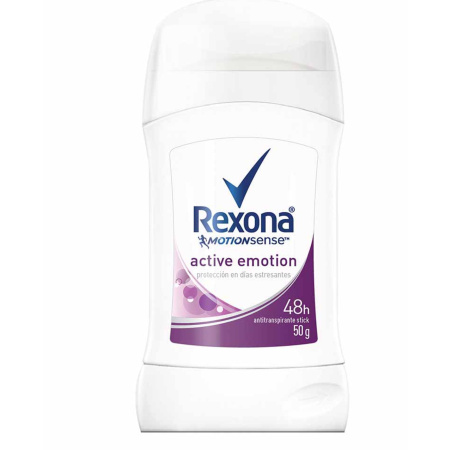 DESODORANTE REXONA BARRA ACTIVE EMOTION 50GR