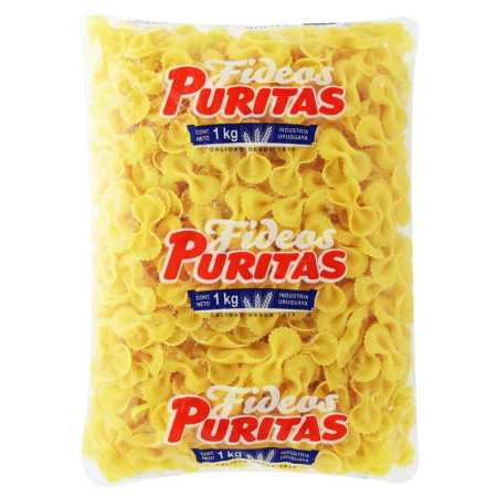 FIDEOS SEMOLADOS PURITAS CORBATAS 1 KG.