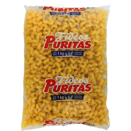 FIDEOS SEMOLADOS PURITAS RIZZETO 1 KG.