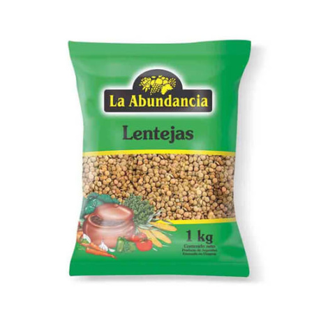 LENTEJAS LA ABUNDANCIA 1 KG.