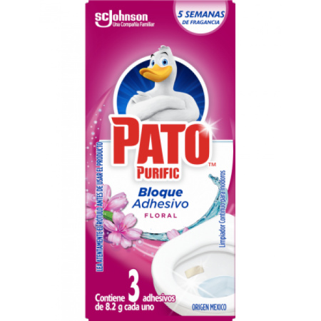 LIMPIADOR PATO ADHESIVO INODORO FLORAL