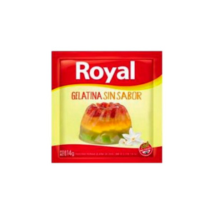 GELATINA ROYAL SIN SABOR 14 GR.