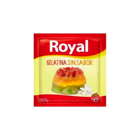 GELATINA ROYAL SIN SABOR 14 GR.