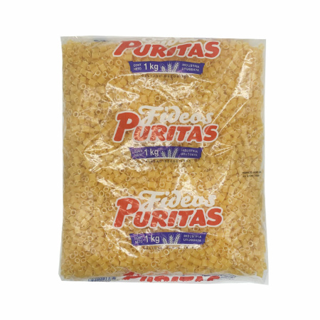 FIDEOS SEMOLADOS PURITAS DEDAL 1 KG.