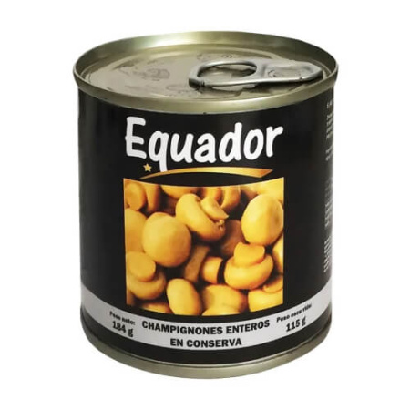 CHAMPIGNON ENTERO EQUADOR 184 GR