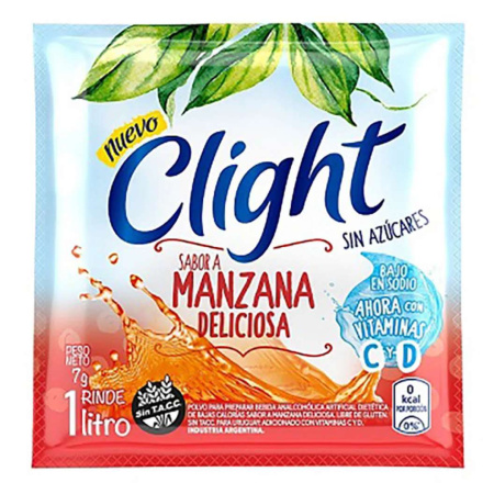JUGO CLIGHT DIET MANZANA DELICIOSA