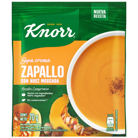 SOPA CREMA KNORR ZAPALLO