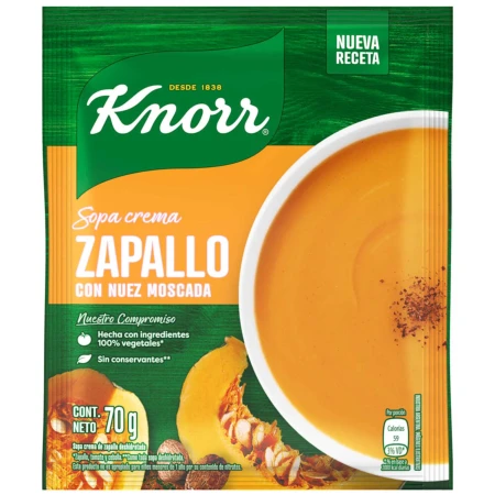 SOPA CREMA KNORR ZAPALLO