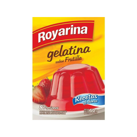 GELATINA ROYARINA CEREZA 8 PORC.