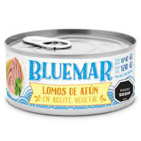 ATUN EN TROZOS EN ACEITE BLUE MAR 170G