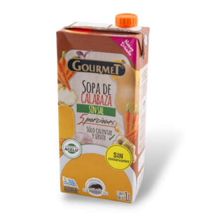 SOPA DE CALABAZA GOURMET 1 LT.